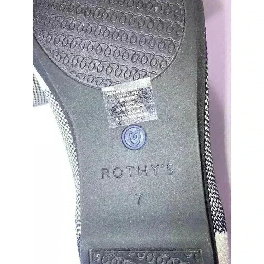 NEW Rothy's Captoe Black Flats New